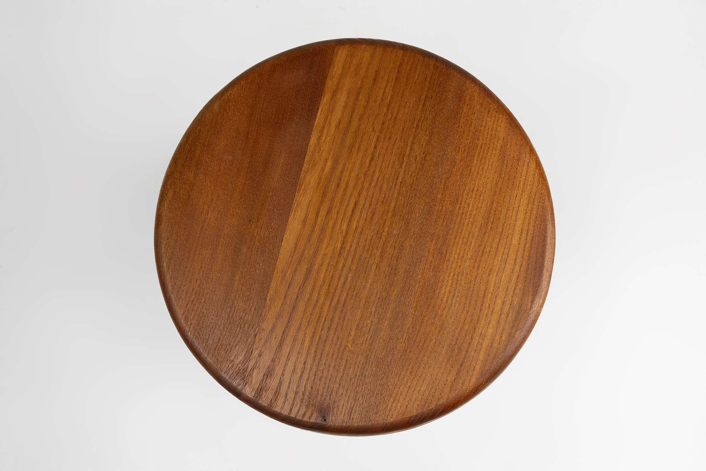 Iconic Pierre Chapo model S31 stool in elm wood, France 1974thumbnail